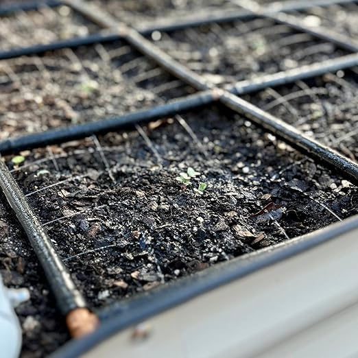 The Garden Grid | Pre-Assembled Raised Garden Bed Irrigation System – Waters Every Plant Evenly 1-Minute Setup Hassle-Free Design Lasts 5–10x Longer Than Drip Kits | USA-Made | 3x3 (33.5x33.5)