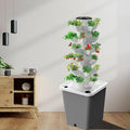 Cultivation Hydroponic Tower Vegetable Grow Tower for Herbs Fruits and Vegetables Vertical Growing System Garden Hydroponics Tower Aquaponic Growing System15holes