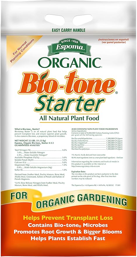 Espoma BTSG25 Granular Bio Tone Starter 25-Pound