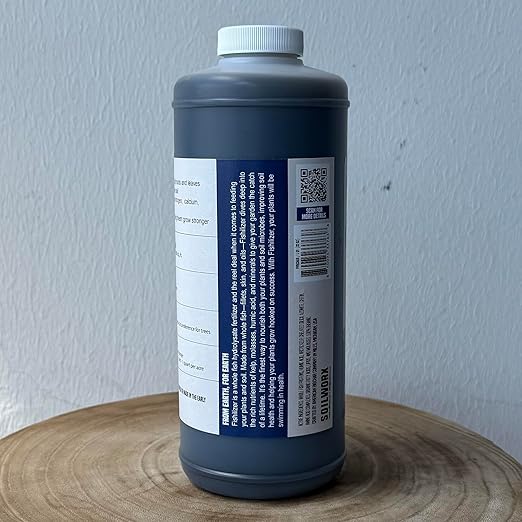 OMRI Listed Nutrient-Rich Liquid Fish Fertilizer 32 Oz (Quart)
