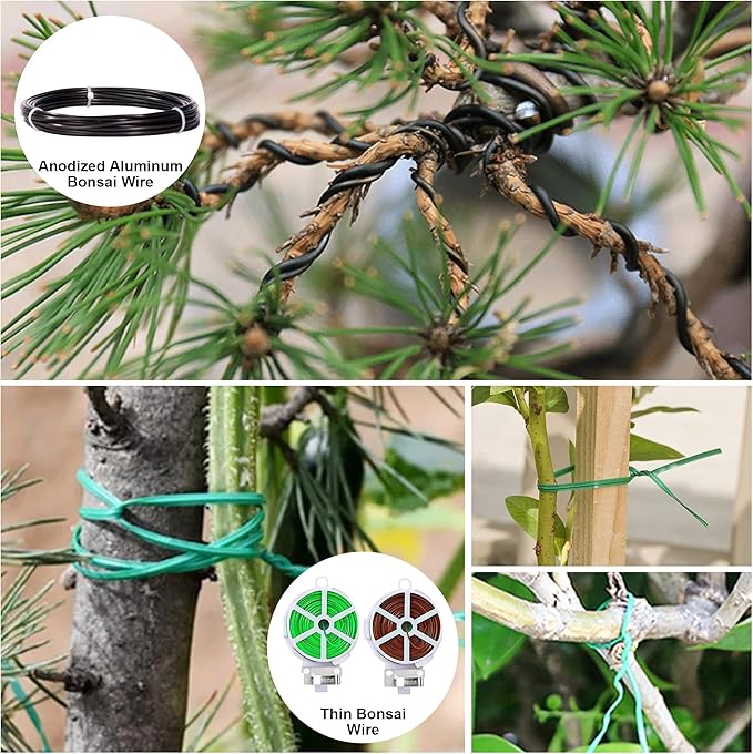Gardening Tools 20-Piece Gardening Hand Tools Garden Tools Set for Beginner Includes Bonsai Wire Kit Plant Mat &amp Mini Rake Gifts for Women