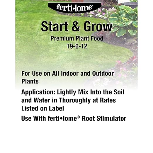 Fertilome (13747) Start &amp Grow Premium Plant Food 19-6-12 (10 lbs.)