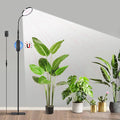 Floor Grow Lights for Indoor Plants Full Spectrum Plant Light with Stand for Growing Large Tall Plants Grow Lamps with 4/8/12/18H Timer 3 Light Modes 10 DimmingHeight Adjustable Black