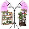 Grow Lights for Indoor Plants 8 Heads Full Spectrum Plant Lights for Indoor Growing with Tripod Stand Auto On/Off Timing 4/8/12H LED Grow Lights for Indoor Plants. (8 Arms Mix Spectrum)