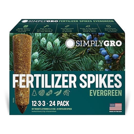 Fertilizer Spikes for Evergreen Trees &amp Shrubs (24 Spikes - 6.0 Lbs)