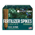 Fertilizer Spikes for Evergreen Trees &amp Shrubs (24 Spikes - 6.0 Lbs)