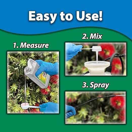 Monterey Complete Disease Control Bundled with Measuring Spoon - Fungicide &amp Bactericide for Control of Garden &amp Lawn Diseases - 8 oz