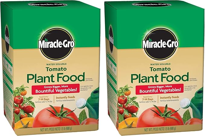 Miracle-GRO 2000422 Plant Food 1.5-Pound (Tomato Fertilizer) 1.5 lb (Pack of 2)