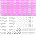 Barrina T5 Grow Lights for Indoor Plants Full Spectrum 4ft 160W (8 x 20W) LED Grow Light Strip for Seed Starting Greenhouse Plug and Play 8-Pack