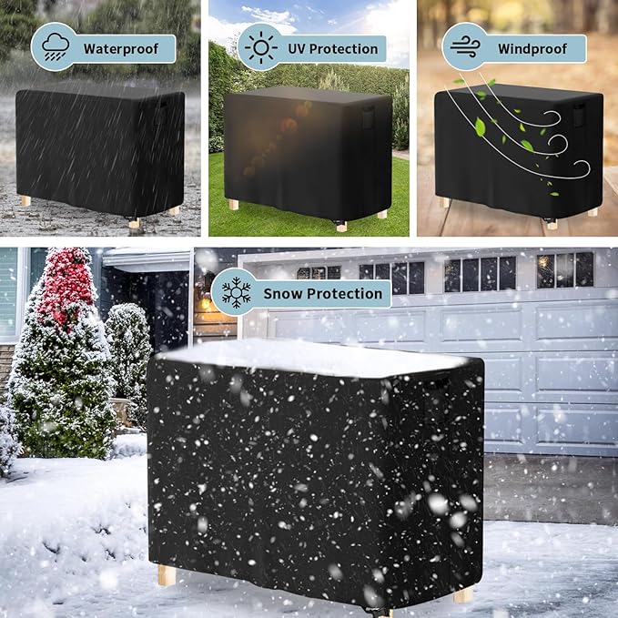 Outdoor Raised Garden Bed Cover for Winter Waterproof Raised Planter Box Stand Cover - 34 x 18 x 30 inch