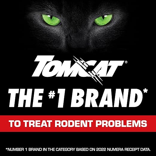 Tomcat with Bromethalin Bait Chunx Pail Rat and Mice Control for Agricultural Use and Professional Applicators 4.25 lbs. (Pack of 4)