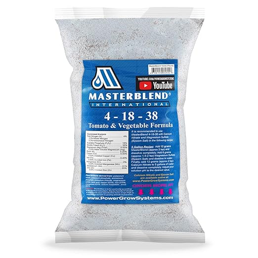 MasterBlend 4-18-38 Tomato &amp Vegetable Fertilizer - Bulk 1 5 or 25 Pounds (5 Pounds)