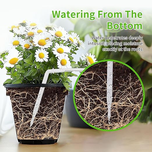 Plant Watering Devices 20 Potted Indoor Houseplants Support Plant Watering Devices Auto Drip Irrigation Kit Programmable Water Timer