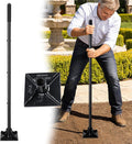 Tamper Tool 59 Inch Heavy Duty Metal Garden Tool for Leveling Soil GravelDriveway Garden YardLong Handle Tamper Tool with Comfortable Grip