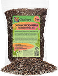 Gardenera Premium Organic Microgreens Potting Mix: Canadian Peat Moss Cococoir Perlite and More - 3 Quart