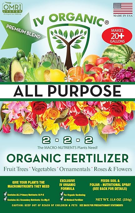 IV Organic All Purpose | Premium Blend Fertilizer (11.8 oz)