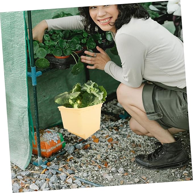 1Set Cultivation Hydroponics Bucket for Greenhouse Durable Plant Growing Box for Vegetables and Fruits Sturdy Material for Home Gardening and Balcony Use