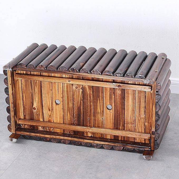 Garden Bed Wooden Planter Garden Boxes Outdoor Deep Root Planter Raised Bed for Vegetables Flowers Herbs