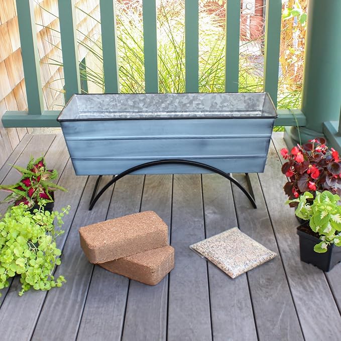 Bloom Box Garden Growing Kit Medium Blue with Odette Stand