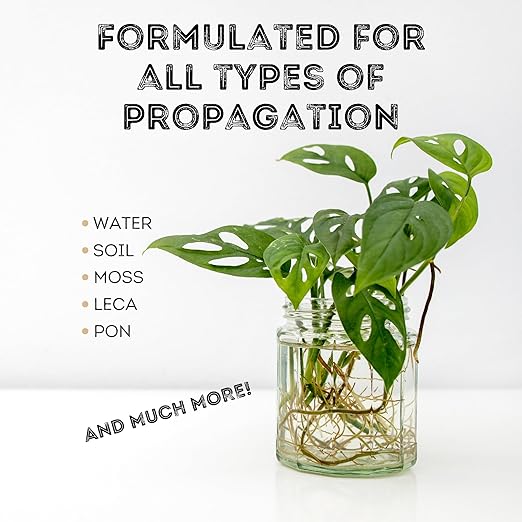 Prop Drops by Market Botany | 2-Pack Propagation Plant Drops (2X 4oz) | Promote Root Growth &amp Prevent Repot Shock
