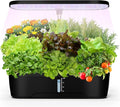 Indoor Garden Hydroponics Growing System 12 Pods Indoor Herb Garden with LED Grow Light Adjustable Height Up to 12inch Hydroponics for Family