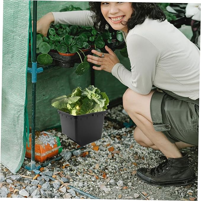Yardwe 1set Hydroponics for Vegetable Cultivation Soilless Plant Growth Basket for Greenhouses for Growing Herbs and Fruits