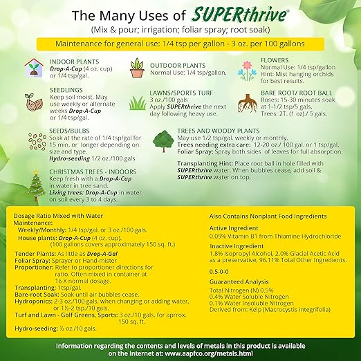 SUPERthrive Plant Vitamin Solution 1 Pint