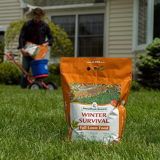 Jonathan Green (12414) Winter Survival Fall Lawn Food - 10-0-20 Fall Lawn Fertilizer (15000 Sq. Ft.)
