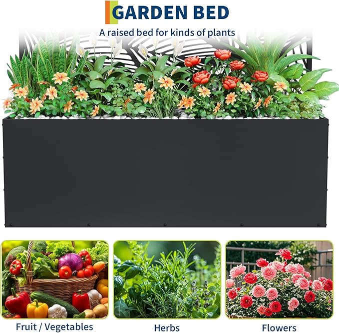 Galvanized Metal Planter Box with Trellis 47X16X71 Raised Garden Bed (with/Without Wheels) Privacy Screen for Climbing Plants Veggies &amp Vines Patio Planter with Drainage Holes 16 Deep