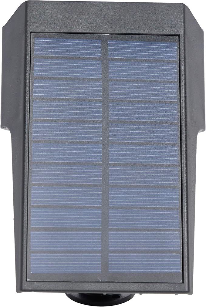 Alpine Corporation 11 Tall Outdoor Solar Pathway Spotlight Stake with Bright White LED Light Black