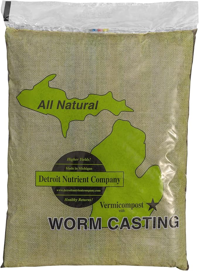 All Natural Vermicompost Worm Castings 25 Pounds