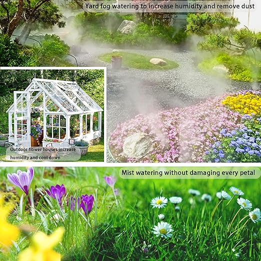 160Ft Drip Irrigation System with Water Timer for Garden Main Water Hose ID 1/2inch 30Ft 1/4in 130Ft Sufficient Water Pressure Irrigation Dripper Waterflow Evenly Easy DIY Garden Watering System