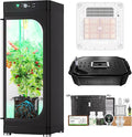 VGrow All-in-One Smart Grow Box Professional System with Samsung LM301H EVO Grow Light Advanced Circulation &amp Ventilation System Irrigation Nutrient Magnetic Window for Indoor Hydroponics