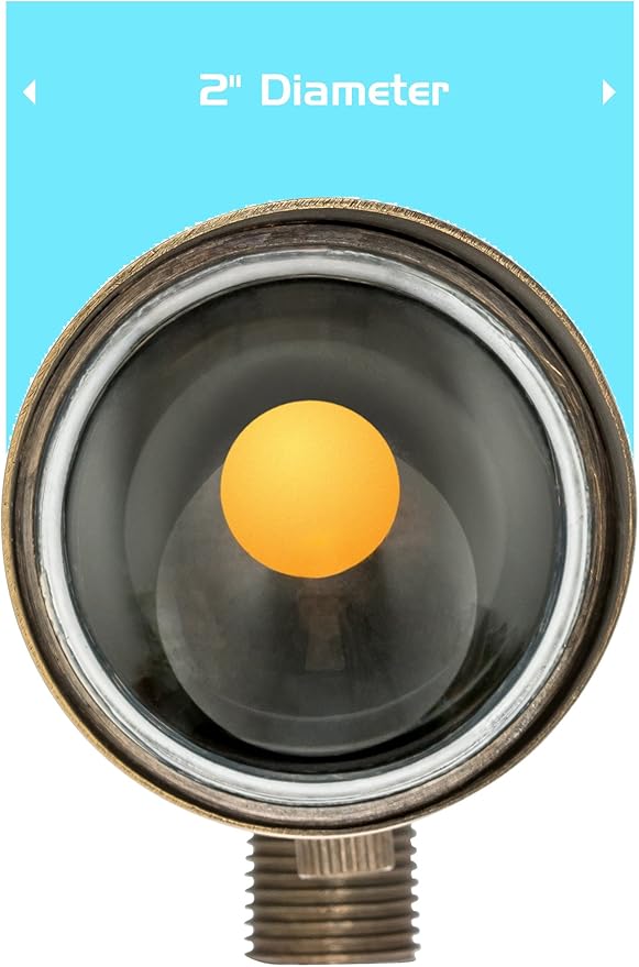Westgate LED Low Voltage Landscape Spot Lights - Integrated LED - Cast Brass - Antique Bronze Finish - All Accessories Included