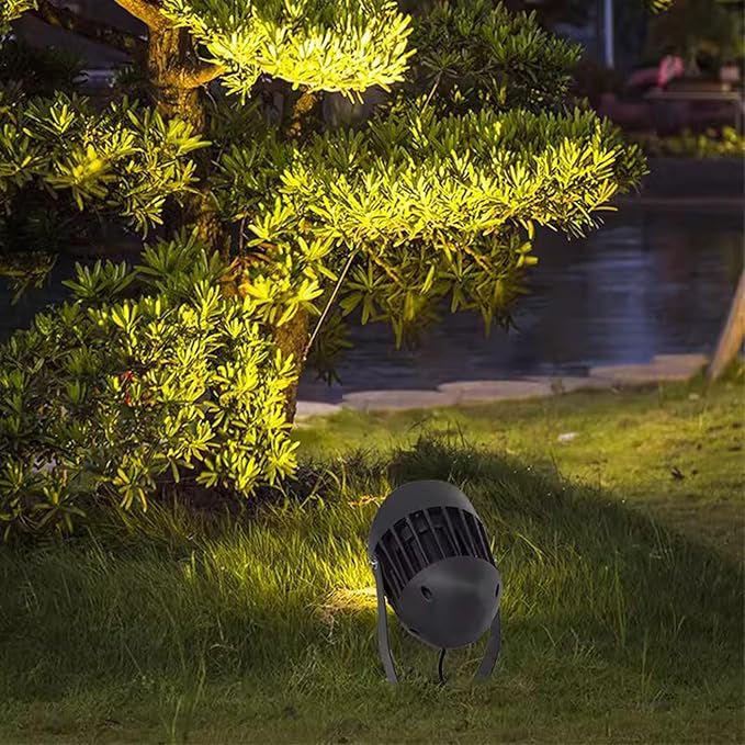 Outdoor Spotlight Garden Landscape Lights IP65 Waterproof Adjustable LED Spot Lights AC85-110V for Yard House Tree Wall Decoration Lighting