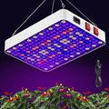 LED Grow Lights for Seed Starting Vegetables Bloom UV-IR Included Hanging Full Spectrum Grow Lights for Indoor Hydroponic Plants Greenhouse Growing Lamps Veg Bloom Daul Mode
