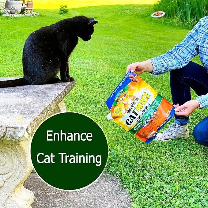 Nature's Mace Cat Mace Cat Repellent Outdoor Granular Deterrent Stop Cats Keep Cats Away for Yard Garden Anti Cat Pee No-Dig Training Tool 6 lb Safe to Use Around People Pets Plants