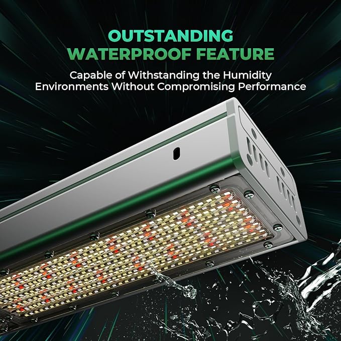 MARS HYDRO SP3000 2x4 Grow Lights for Indoor PlantsGreenhouse LightsFull SpectrumDimmableRemote WiFi App ControlDaisy Chain Light for Greenhouse Farming Seedling Veg and Bloom for 4x2 Grow Tent