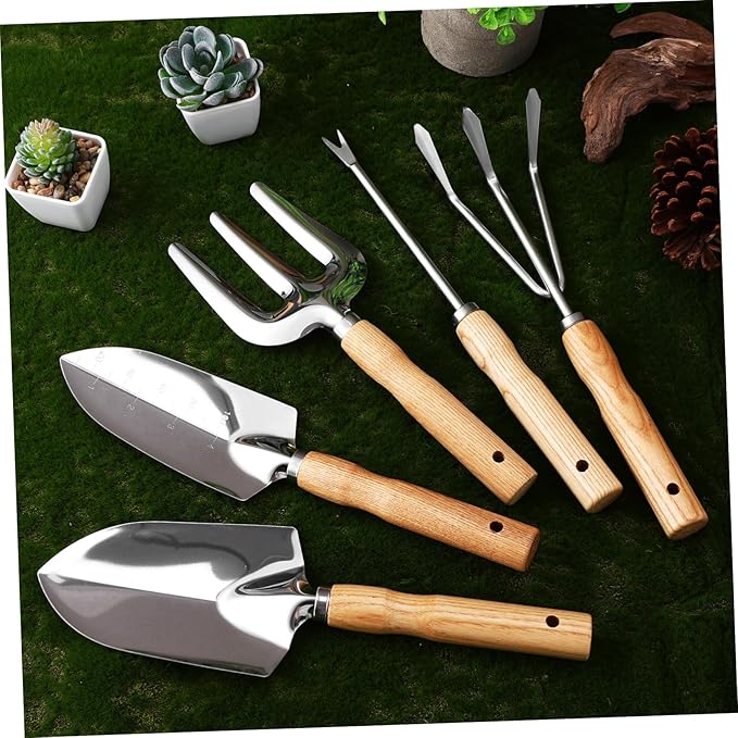 Stainless Steel Garden Tools Set Kit Trowel Pruning Shears for Gardening Gifts Work