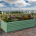 1PC 0.5mm 6 * 3 * 2ft Garden Planting Bed - Garden Bed Raised Garden Bed Galvanized Raised Garden Bed Planter Box Raised Beds for Gardening