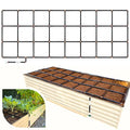 The Garden Grid | Pre-Assembled Garden Bed Watering System – Waters Every Plant Evenly 2-Minute Setup Hassle-Free Design Lasts 5–10x Longer Than Drip Kits | USA-Made | 3x8 (33.5x88)
