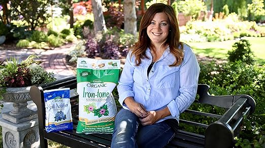 Espoma Organic Iron-Tone 3-0-3 Organic Fertilizer and Plant Food to Help Correct Iron Deficiency (Chlorosis). 5 lb. Bag. Turns Yellow to Green Non Staining Iron - 3 Pack