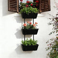 OYEAL Railing Planter Box Raised Garden Bed
