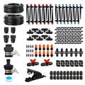 Upgraded Drip Irrigation System 233FT Automatic Irrigation System Watering Misting System for Greenhouse/Garden/Yard/Lawn Micro Drip Irrigation Kit with 1/4 inch 1/2 inch Irrigation Tubing