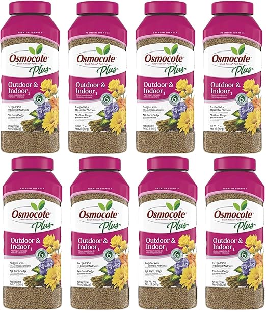 Osmocote Smart-Release Plant Food Plus Outdoor &amp Indoor Fertilizer 2 Lbs. (8)