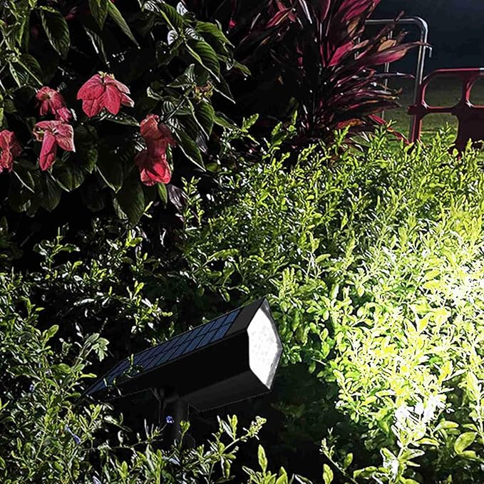 ZJchao Solar Lawn Spotlight Outdoor Patio Landscape Lighting Garden Villa Wall Lights Garage Wall Lamp Balcony Lamp Solar Powered Wall Lamp Solar Wall Lights Indoor Outdoor (White &ampWarm