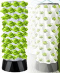 Intelligent Vegetable Growing Machine Abs Material + Timer Hydroponic Growing System for Fruits and Vegetables Aeroponic Tower for Seeding Beds48pots//1pc