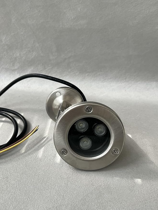 DEEVACLIX LED Underwater Lights 6W Spotlights IP68 Waterproof Submersible Spotlights Suitable for Garden Yard Lawn Pathway