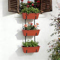OYEAL Railing Planter Box Raised Garden Bed
