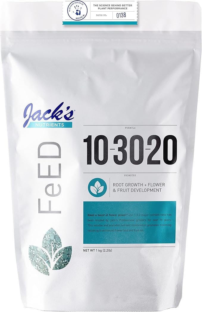 Jack's 10-30-20 Bloom Fertilizer 2.2 Pounds